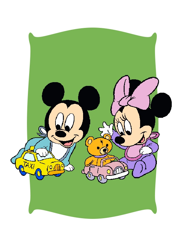 Brinquedos do Mickey e da Minnie