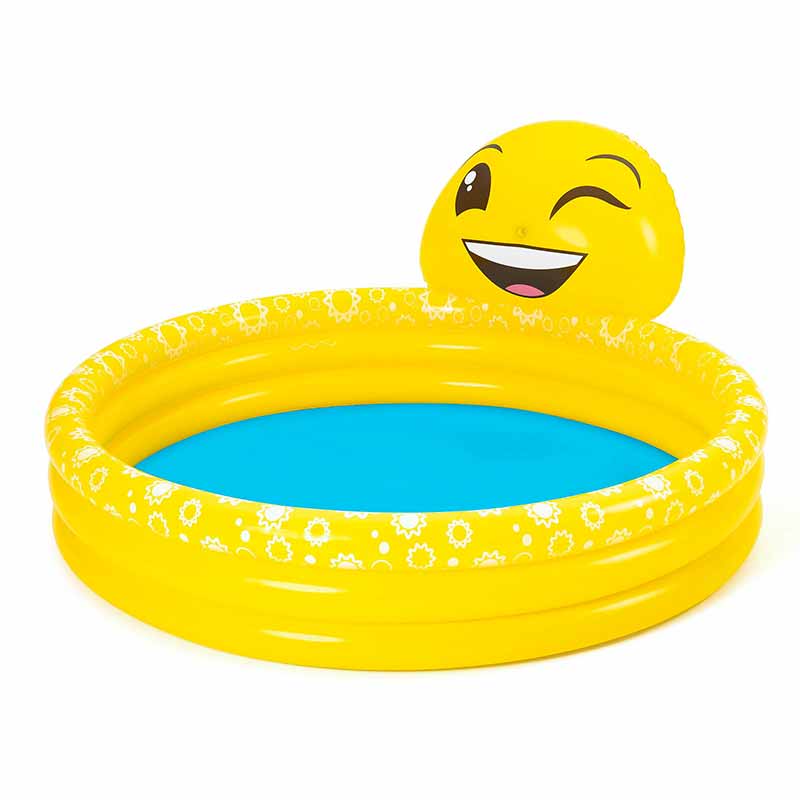 Piscina insuflável de jogos Emoji