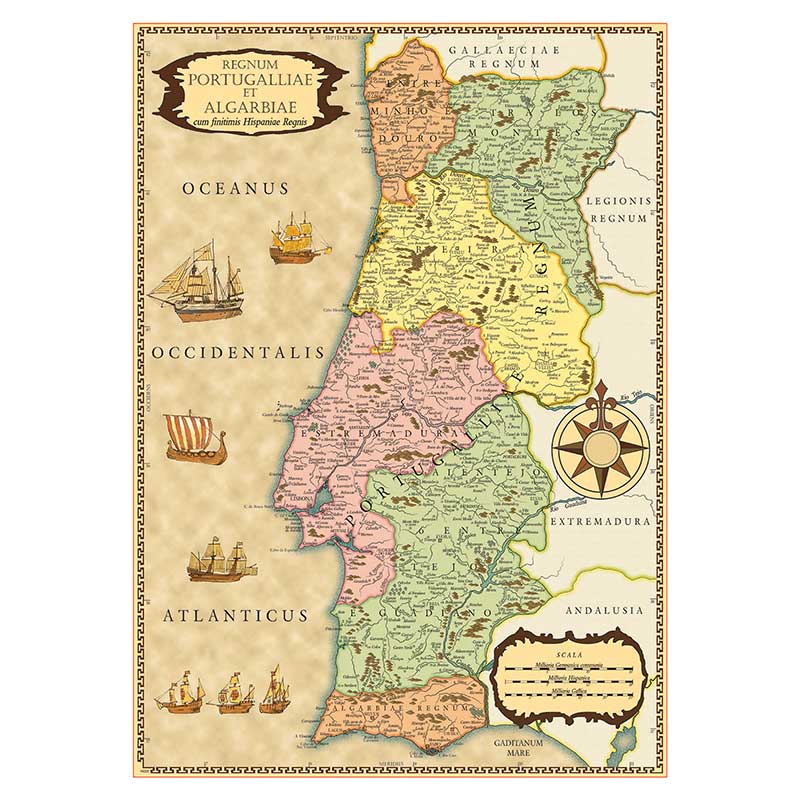 Puzzle Mapa de Portugal (80 Peças) - Puzzle Infantil - Compra na
