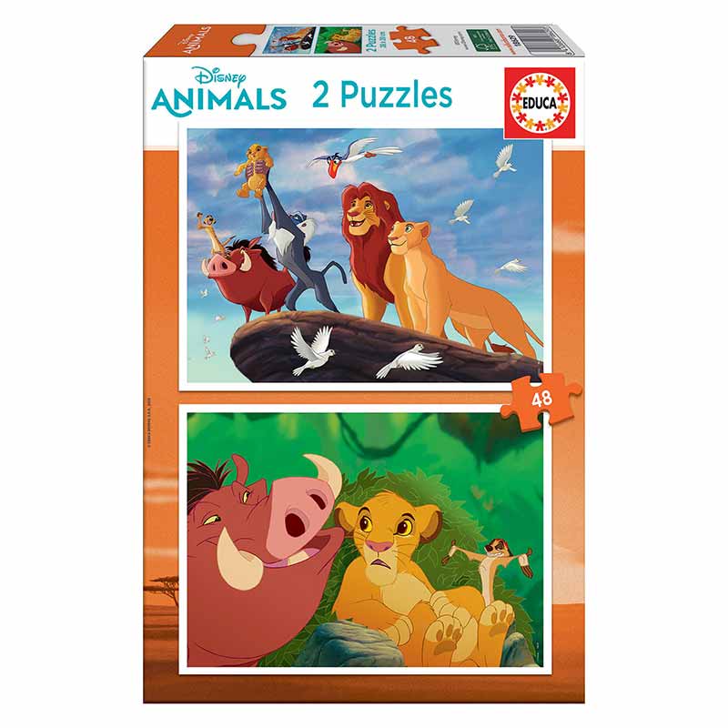 Educa puzzle 2x48 O Rei Leão