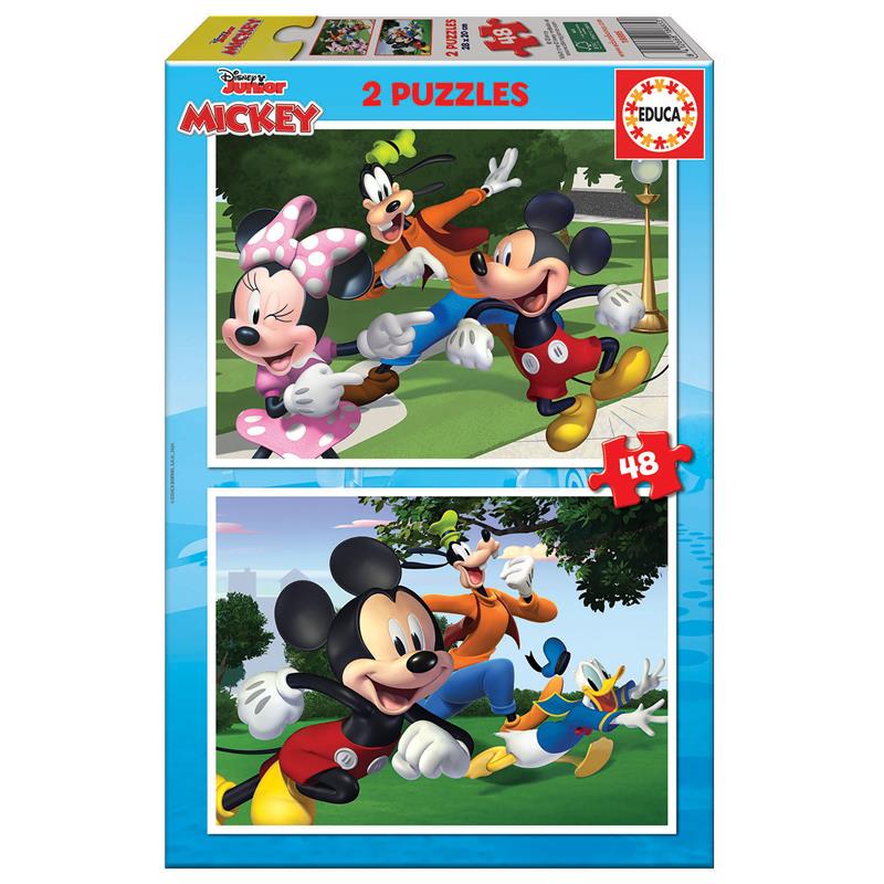 Educa puzzle 2x48 Mickey & friends