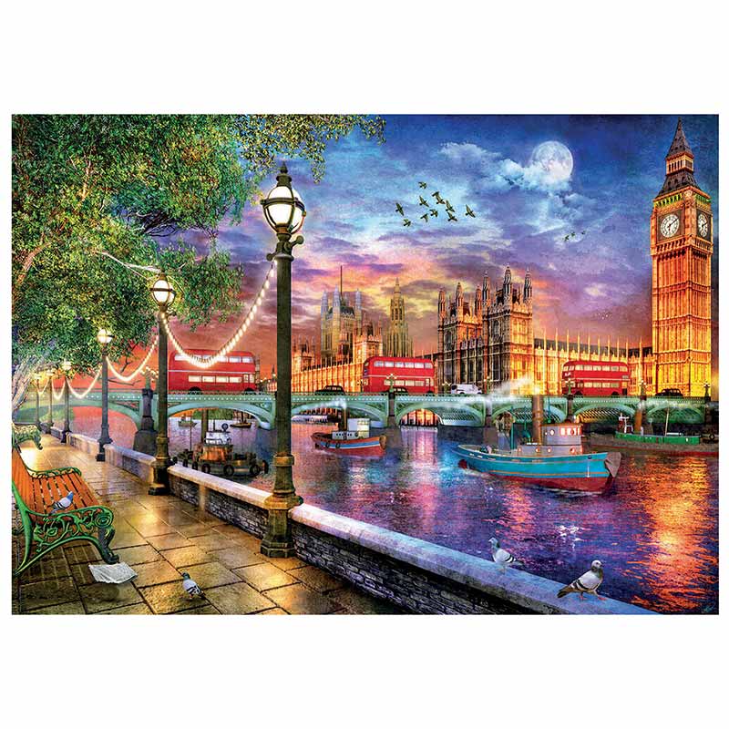 Puzzle EDUCA BORRAS Londres ao Entardecer (2000 Peças)