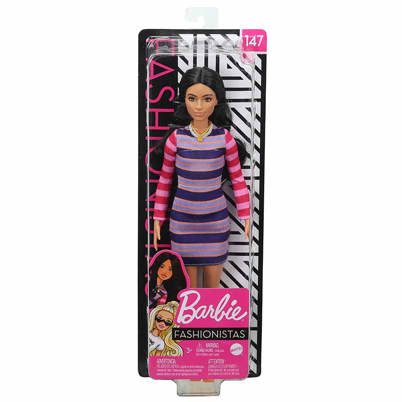 Boneca Barbie Fashionistas Morena C 2 Roupas E Acessórios