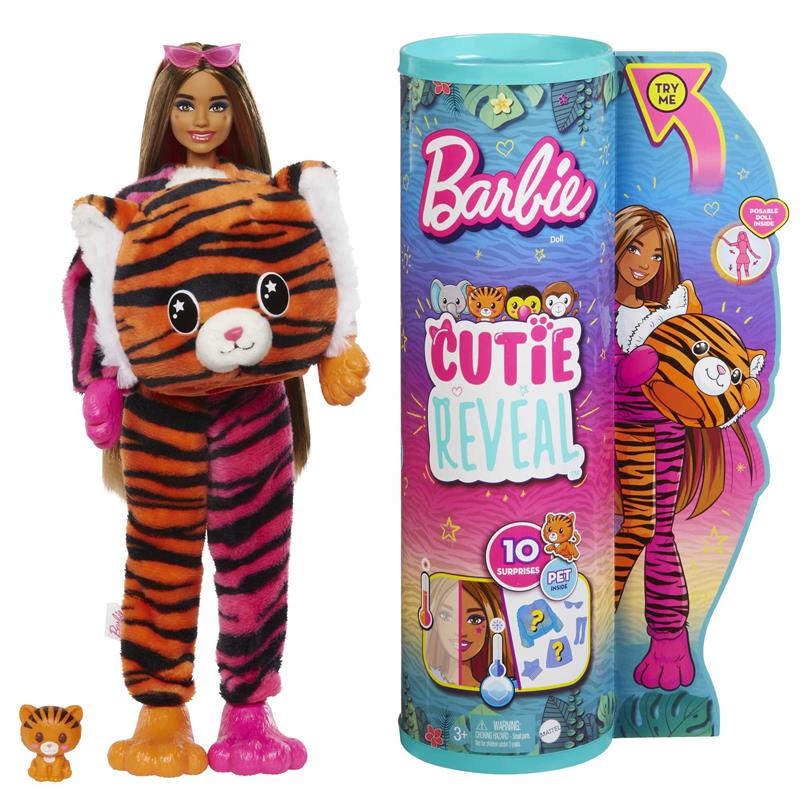 Comprar Boneca Barbie Cutie Reveal amigos da selva Tigre de Mattel