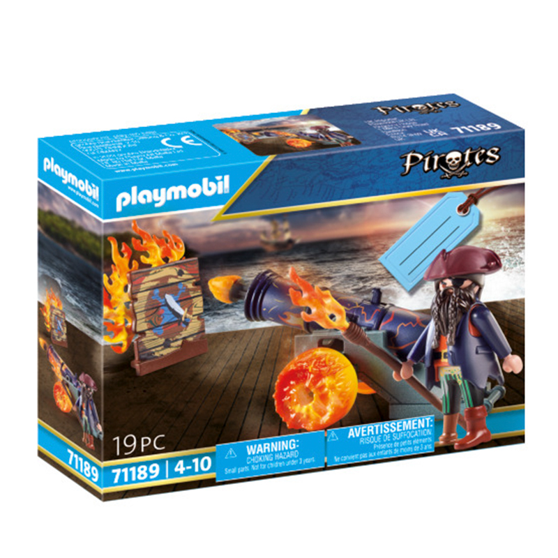 Playmobil Pirates pirata com canhão