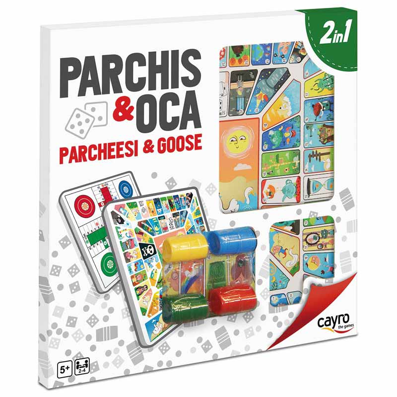 Comprar Jogo Ludo e ganso madeira com acessorios 40x40 de Cayro