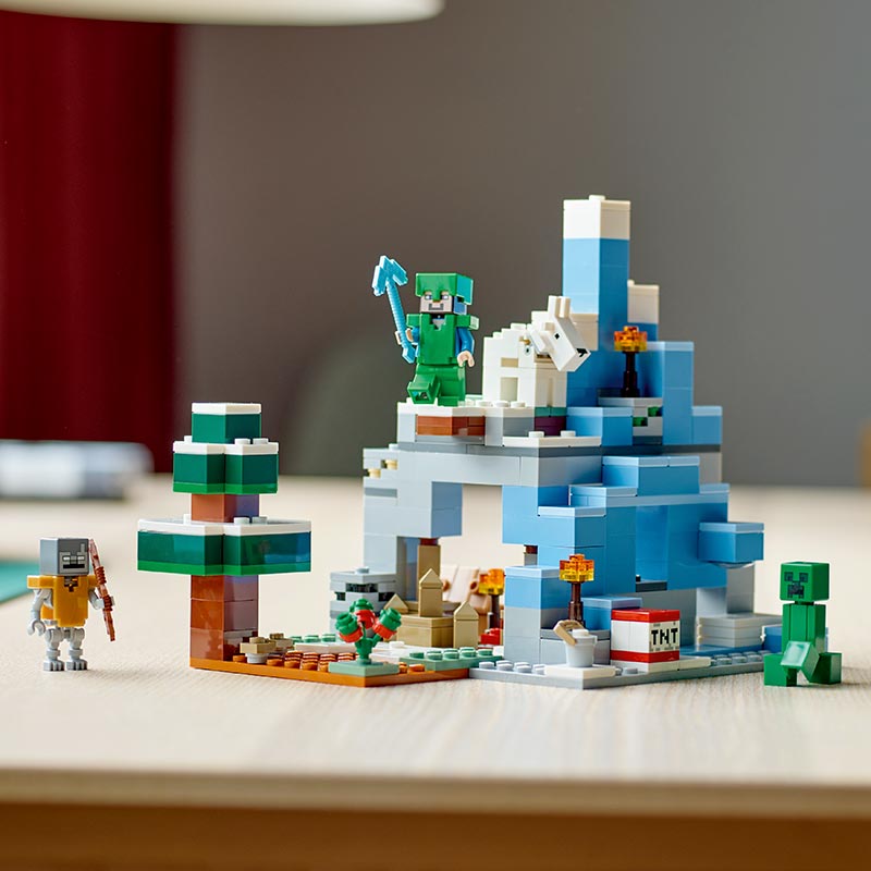 Lego Minecraft Os Picos Gelados