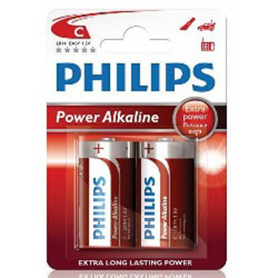 Lr14 Alkaline c Philips Blister 2