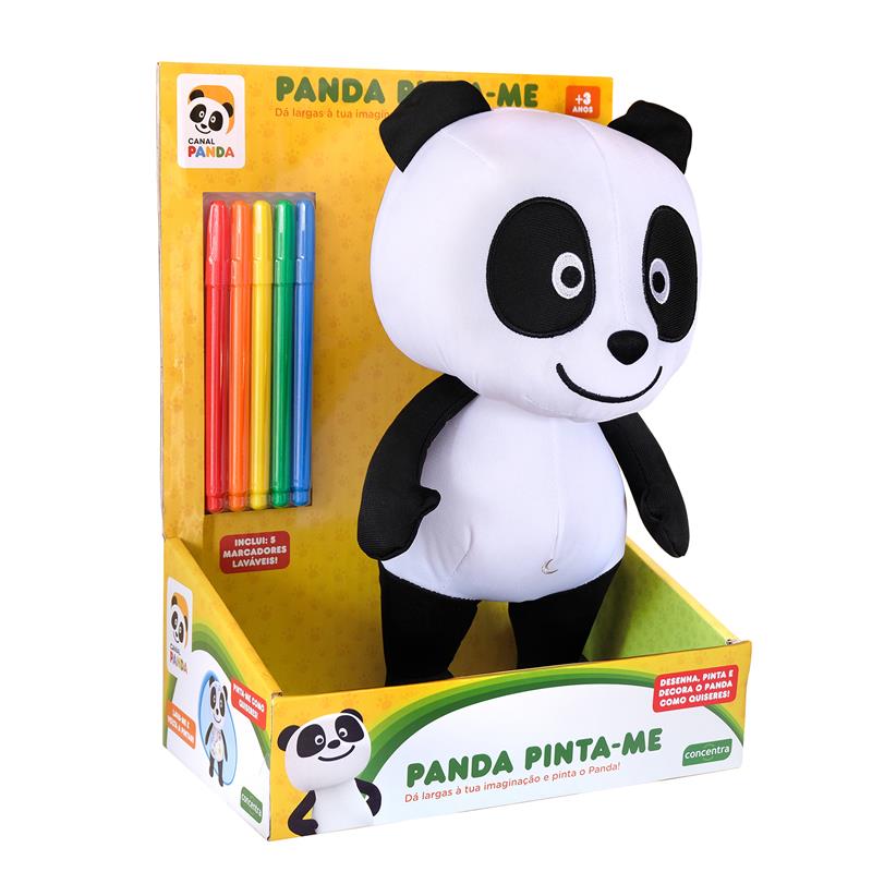 Panda - Peluche Pinta-me! - Autobrinca Online