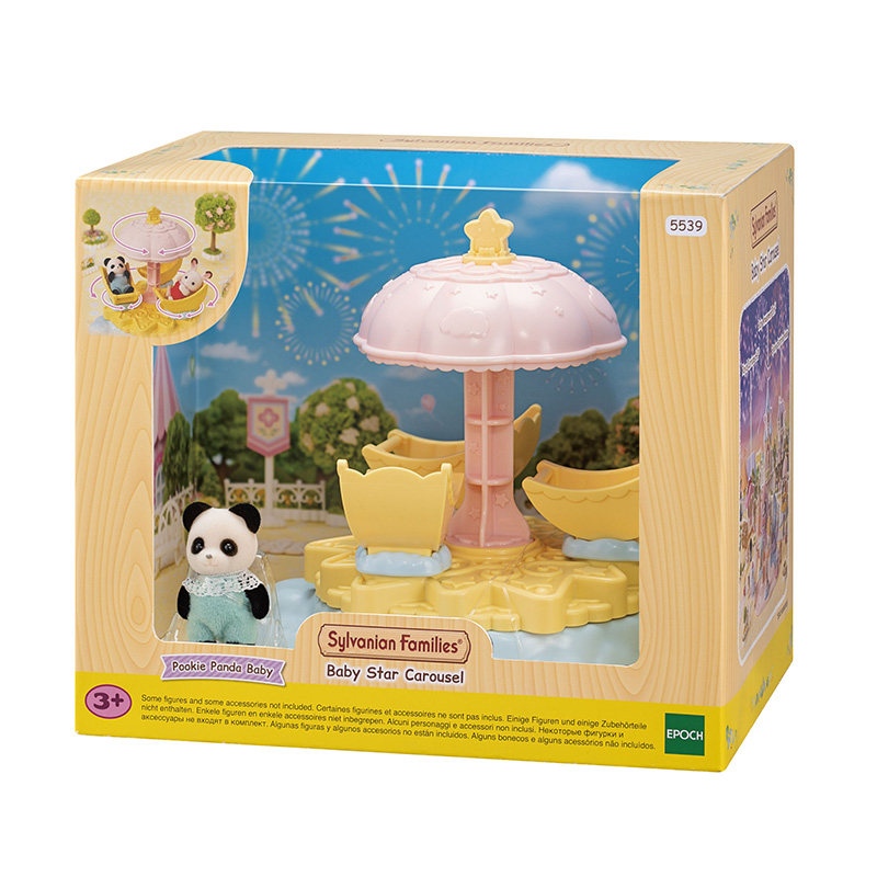 Conjunto de jogos de famílias sylvanian parque de diversões infantil,  figuras de jogos, conjuntos infantis, brinquedos