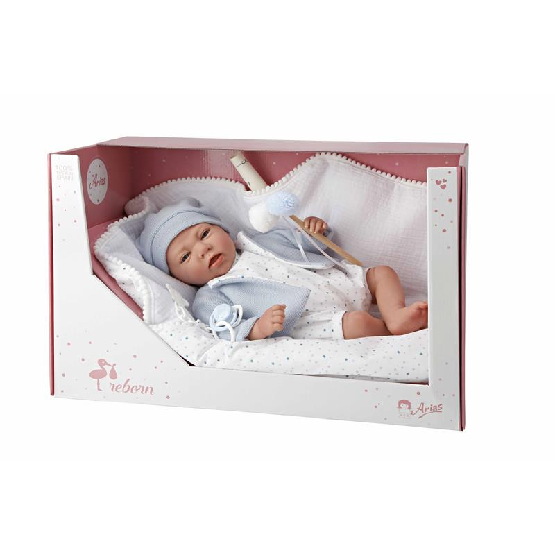 Comprar Bebé Reborn Alvaro 40 cm c/Manta de Arias