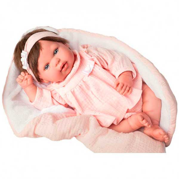 Bebê Reborn Boneca Reborn Corpo Silicone Com Cobertor