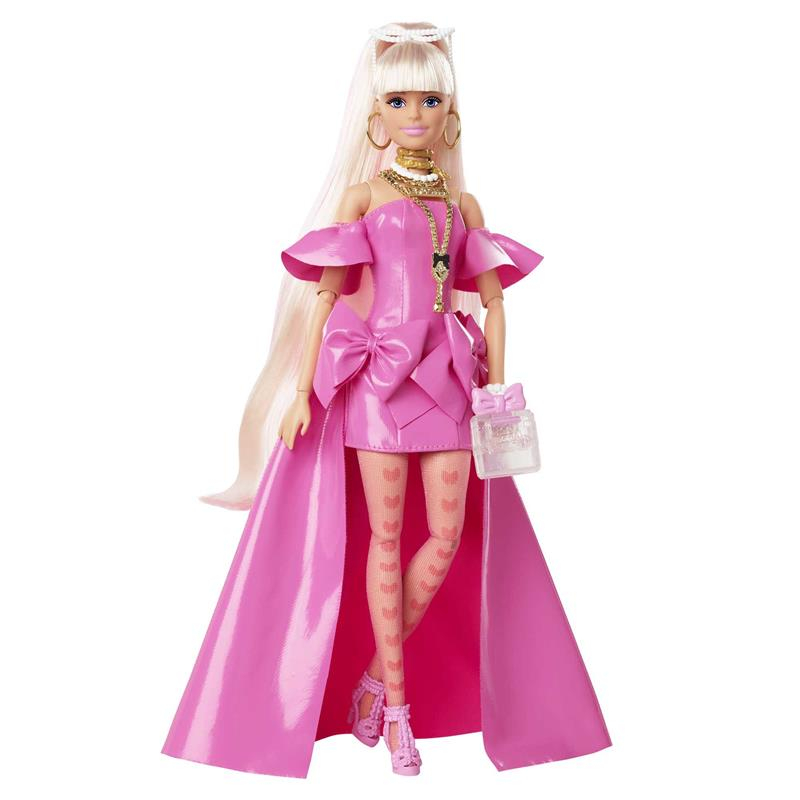 Barbie boneca extra Fancy look plastico rosa