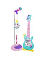 Microfone e guitarra Hello Kitty