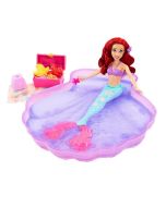 Princesa Disney boneca Ariel com piscina e areia