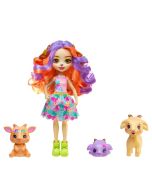 Enchantimals Boneca Golita Goal família de pets