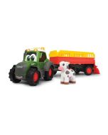 ABC Trator Fendt trailer e animais 30 cm