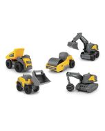 Set 5 veículos de construção Volvo micro 9 cm