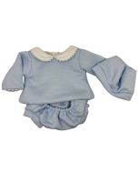 Roupa bebé Elegance camisola e tapa fraldas 40 cm