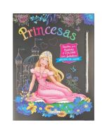 Princesas - Desenhos para raspar e colorir