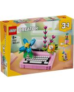 Lego Creator máquina de escrever com Flores