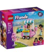 Lego Friends posto de algodão de açucar e moto