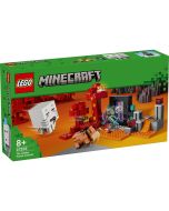 Lego Minecraft emboscada no portal de Nether