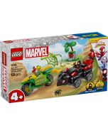 Lego Spidey Spin e Electro duelo de dinossauros