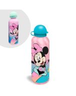 Cantil alumínio Minnie 500 ml rosa claro