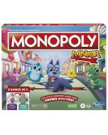 Jogo de tabuleiro Monopoly Junior 2 jogos em 1