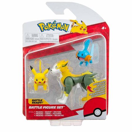 Boneco Brinquedo Pokemon Go Ash Pikachu
