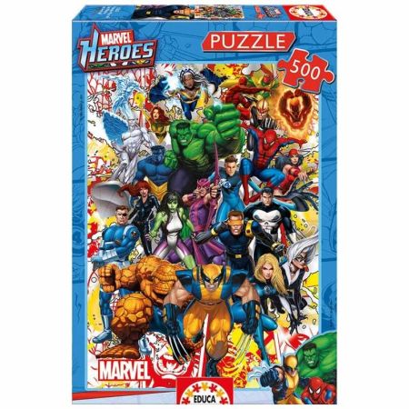 Educa puzzle 500 heróis da Marvel