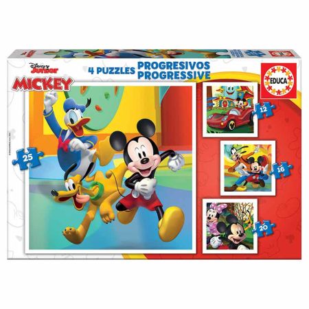 Educa puzzle progr. 12-16-20-25 Mickey and friends
