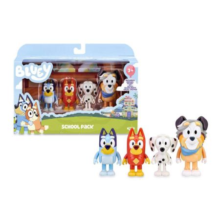 Bluey - Bluey Heeler Family & Mates Pack - 8 Figuras 