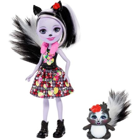 Boneca Enchantimals Skunk e Caper