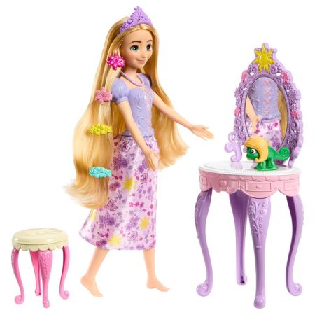 Princesa disney Rapunzel boneca com tocador