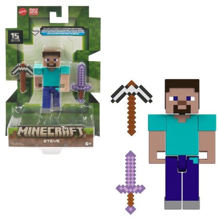 Minecraft figura de ação Steve