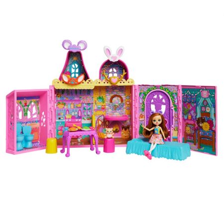 Enchantimals casa Fun house com boneca e mascote