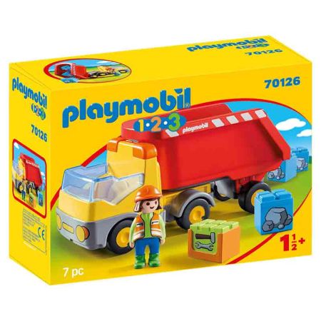 Playmobil 1.2.3 Camião de Construção