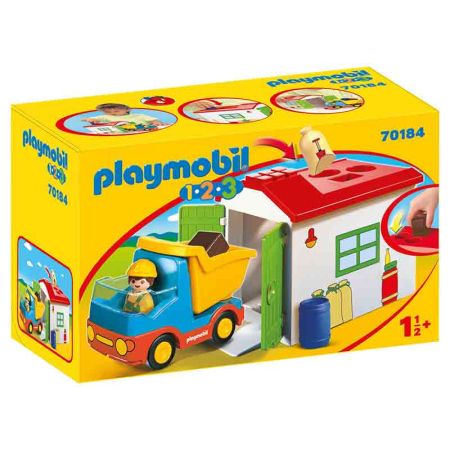 Playmobil 1.2.3 Camião com Garagem