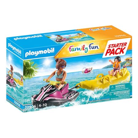 Playmobil Family Fun SP moto de água e barco banan