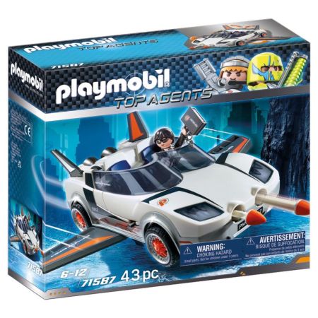 Playmobil Top Agents agente secreto e racer