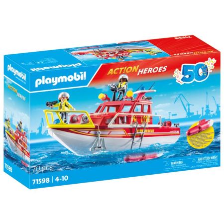 Playmobil 50 aniversário barco de resgate