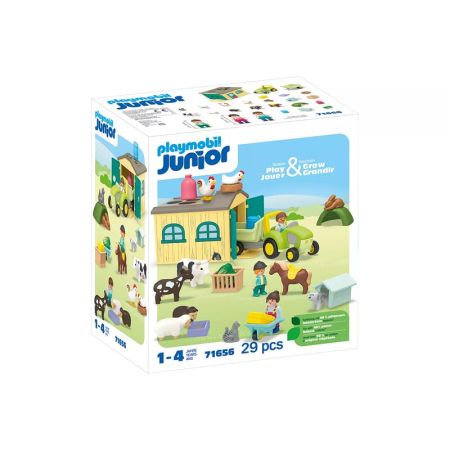 Playmobil Junior aventura na quinta com trator