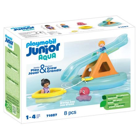 Playmobil Junior aqua ilha de banho com escorrega