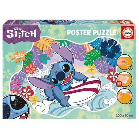 Educa puzzle 250 Stitch prime poster