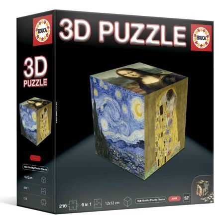 Educa puzzle 3D cube art