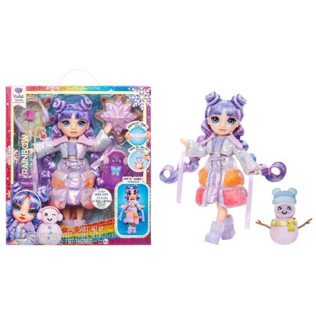 Rainbow High boneca Winter Wonderland lilás