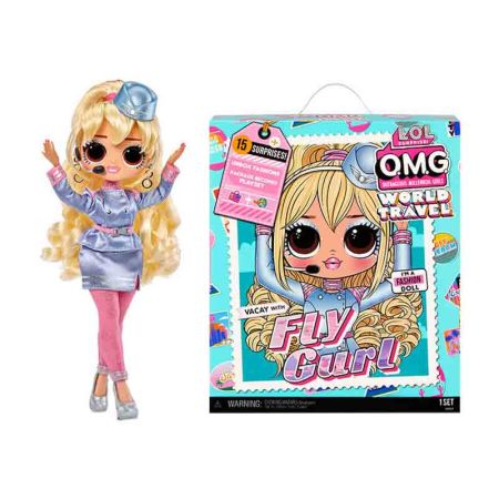 Boneca LOL  Surprise OMG Travel Doll Fly Gurl