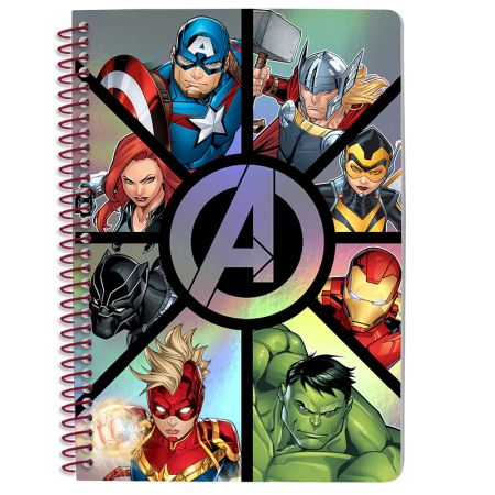 Caderno A5 Avengers